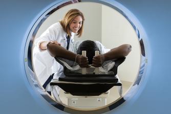 CT machine at Rush Oak Park Hospital