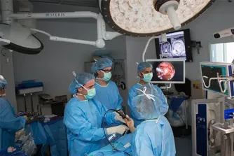 Skull base surgery in OR