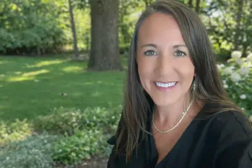 A portrait of patient Andrea Miller