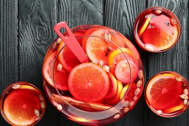 Healthy sangria
