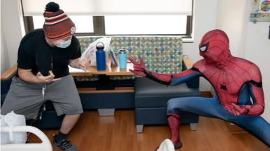 Spider-Man at Children's Hospital