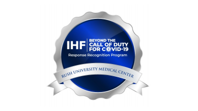 IHF COVID-19 response badge