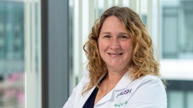 Mary Jo Fidler, MD, is a thoracic oncologist and professor of Internal Medicine at RUSH University Medical Center.