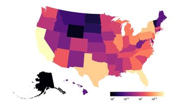 Alzheimer's levels by state