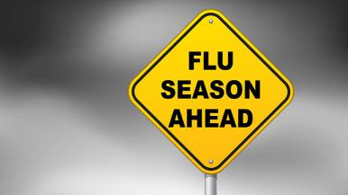 Flu season sign