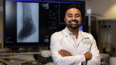 Listen now to a podcast about limb ischemia management and limb salvage from RUSH expert Kumar Madassery, MD.