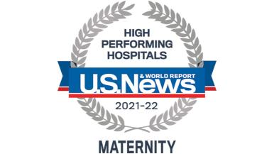 U.S. News High Performing Hospital for Maternity