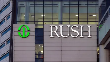 Rush sign on Tower