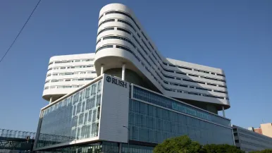 Exterior view of the Rush Tower