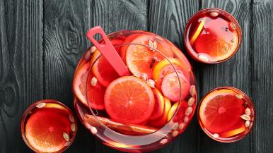 Healthy sangria