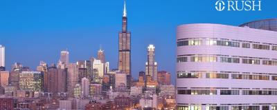 RUSH and Chicago skyline