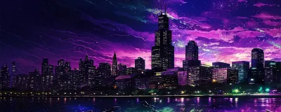 Photo of Chicago skyline