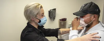 A kidney donor and recipient